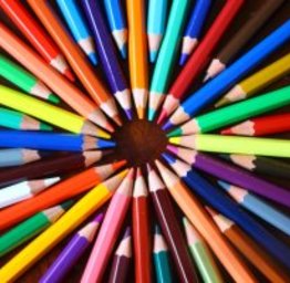 pencils rainbow